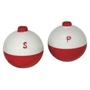 Bobber Salt and Pepper Shakers by