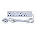 Mercury 4-Way Extension Lead, Neon, 3.0m 429.834  from Mercury