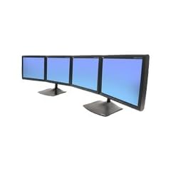 Ergotron Quad Monitor 4 across schwarz
