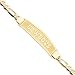 14K Dallas Cowboys Large Satin Id Bracelet Cowboys Figaro Link