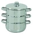 In-Cuisine 3 Piece Stainless Steel Pan Set PS3S