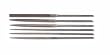 MASCOT SWISS NEEDLE FILES SINGLE CUT 5-1/2 INCH SET OF 6