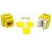 Cables To Go Premise Plus Keystone Jack Cat5e Yellow ( 03798 )