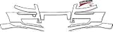 3M Lackschutz Folie Frontschutzset transparent (Audi A3 ab 04/2003)