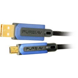 PureAV 6' Hi-Speed USB 2.0 Mini B Cable