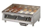 24 in UltraMax Griddle, 60,000 BTU, Griddle Plate, Snap Action Therm Control