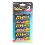 Panasonic MiniDV Tapes (AY-DVM60EJ3) (AYDVM60EJ3)