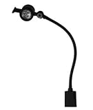 3-LED Machine Light, 23" Articulating Arm, Std Intensity