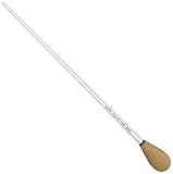 MusicalInstruments: Medium picture for King David Duco Pear Cork Baton, White 16 Inch