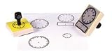 STAMP LARGE CLOCK WITH NUMBERS 2-1/2 SQUARE