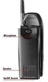 Taiko Communications 9001N Nokia 5100/6100/7100 Cell Phone Hands-Free Speakerphone Vibrator Battery