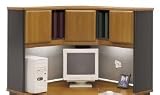 48 Inch Corner Hutch In Medium Cherry Finish By Bush Furniture
