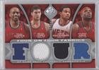 2009-10 SP Game Used 4 on 4 Fabrics #FFNETPHI - Vince Carter/Elton Brand/Jason Smith/Andre Iguodala/