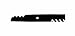 USA Mower Blades (3 MB022BP Toothed High-Lift for Bad Boy 038000300 Jacobsen 390665 Length 18 in. Width 2-1/2 in. Thickness .203 in. Center Hole 5/8 in. 36 in. 52 in. 54 in. Deck