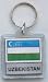 Uzbekistan - Country Lucite Key Rings