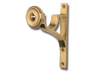 Brass Curtain Rod Holders (Restorers)