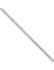 Sterling Silver 2.5mm Square Franco Chain QFR250-8"