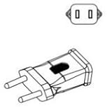 ORA Power Accessories US 2-Pin Inlet - Korean Outlet Plug