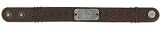 LSU Tigers Brown Leather Cuff Bracelet