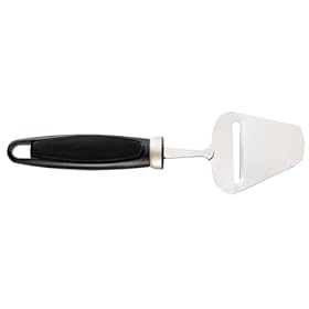 Pedrini Black and Satin Stainless Steel Cheese Slicer by Pedrini