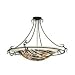 All Products : Meyda Tiffany 65684 36 Inch W Inch La Perla Nera Inch Fused Glass Semiflush/Pendant