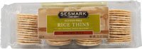 Sesmark Rice Thins, Brown Rice, 3.5-Ounce Packages (Pack of 12)