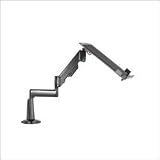 Chief KGL110B - Mounting kit ( desk clamp mount, swing arm ) for notebook - black - mounting interface: 100 x 100 mm, 75 x 75 mm