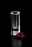 DONOVAN CLEAR 8 INCH CRYSTAL VASE