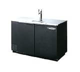 Beverage Air DD50C-1-B - 2-Keg Club Type Draft Beer Cooler w/ 1-Dual Faucet ....