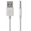 nouvelles donn�es USB c�ble du chargeur de synchronisation pour iPod 3G 4G Shuffle blanc [�lectronique]