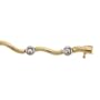 10K - two-tone Diamond Bracelet