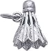 Badminton Birdie Charm by Rembrandt Charms