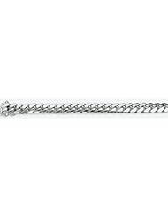 6mm White Gold Miami Cuban Chain 22"