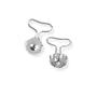 14k White Gold Earquilizer� Standard Earnut for standard Stud, Ball, Post with friction back earrings