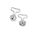 14k White Gold Earquilizer® Standard Earnut for standard Stud, Ball, Post with fricti...