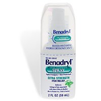 Benadryl Topical Itch Stopping Spray, Extra Strength, 2-Ounce Bottles (Pack of 4)