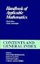 Handbook of Applicable Mathematics: Contents and General Index