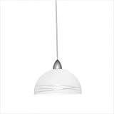 IMAGE OF Caelum Flexrail2 Line Voltage Xenon Pendant with Opal Etched Glass Shade Finish: Bronze