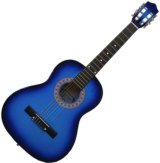 Childrens Toyshop  Third Party New : Childs Guitar 3/4 Size Blue