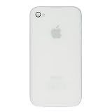 Premium Clear TPU Flexi Soft Gel Skin for Apple iPhone4, 4th Generation, 4th Gen Flexible See Thru Skin, Satin-back