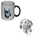 Dalmation Country Mug, Porcelain by Rosalinde (12 oz.)