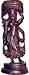 Wood Carving Women Statue Indian Artifacts 12.5 x 4 inches (wsculp063)