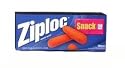 Johnson Wax 01142 Ziploc Snack Bags - 50 Count - Case of 12