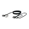 10FT USB VGA with Audio KVM All- In-one Cable Kit for soho HDDB15 M/m