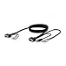 10FT USB VGA with Audio KVM All- In-one Cable Kit for soho HDDB15 M/m