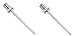 2mm Standard-Nadel-Adapter Paket von zwei