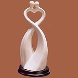 Circle of Love ~ Couple with Heart Figurine