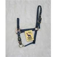 Nylon Chin Halter For Ponies - Navy - Pony