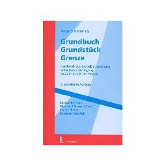 Grundbuch, Grundst�ck, Grenze