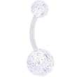 Bioplast Disco Ball Belly Ring